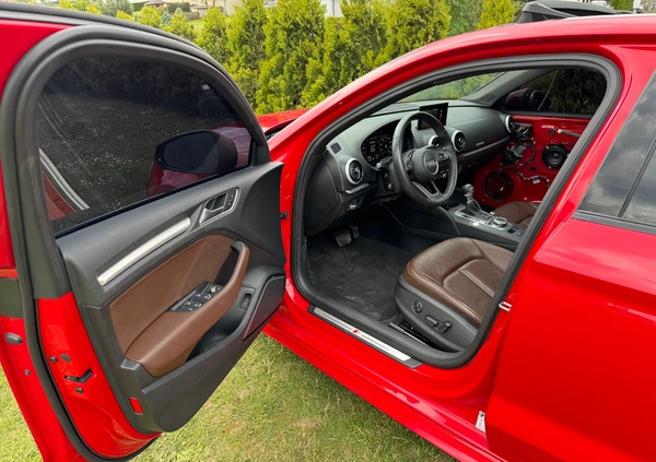 Audi A3 cena 56900 przebieg: 78430, rok produkcji 2017 z Tarczyn małe 667